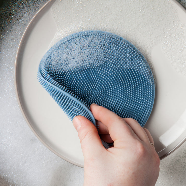 Scrub Bub Marine Blue Silicone Scrubber