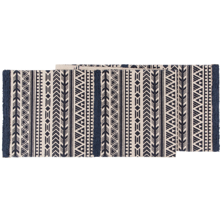Midnight Symmetry Table Runner 72 inches
