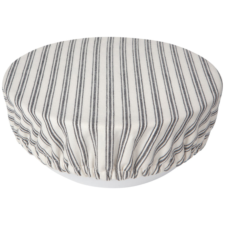 Ticking Stripe Bowl Covers Set of 2