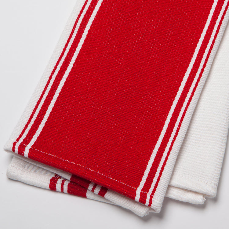 Symmetry Red Dishtowel