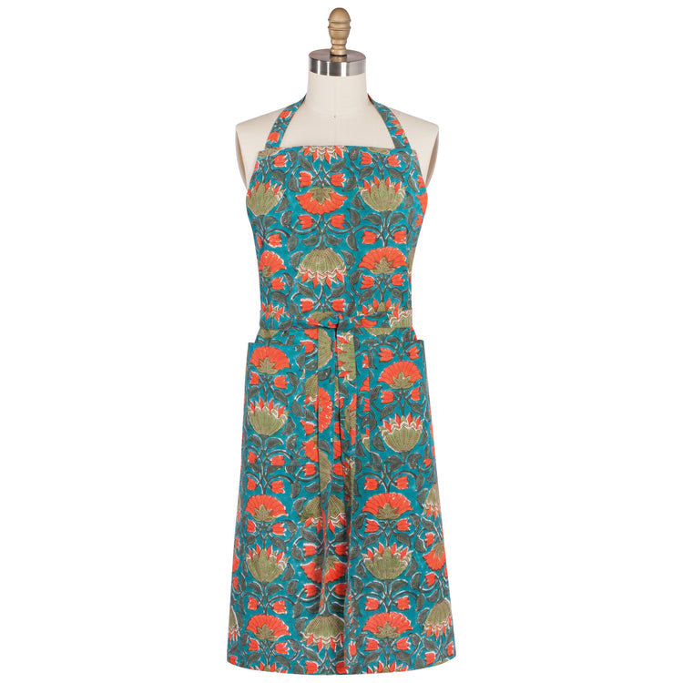 Allure Block Print Apron