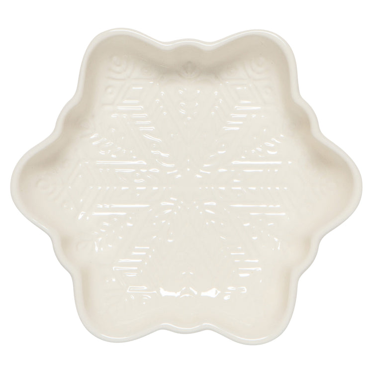 Snowflakes Dipping Dishes Set of 4