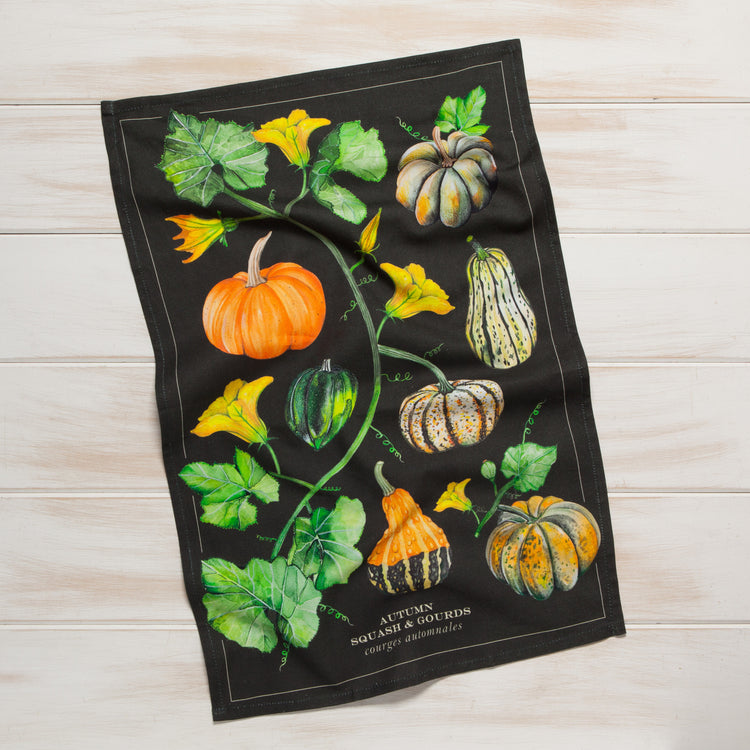 Autumn Squash Cotton Dishtowel