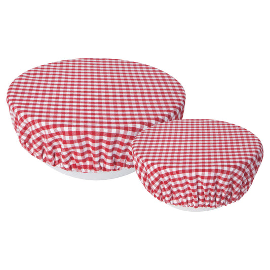 Gingham Bowl Covers Set of 2