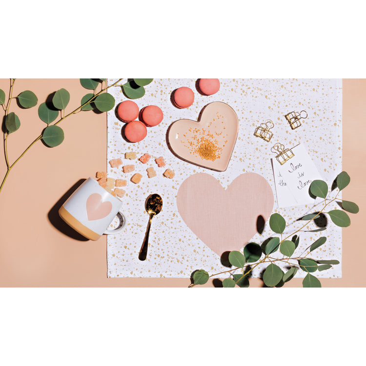 Heart Cotton Cotton Dishtowel