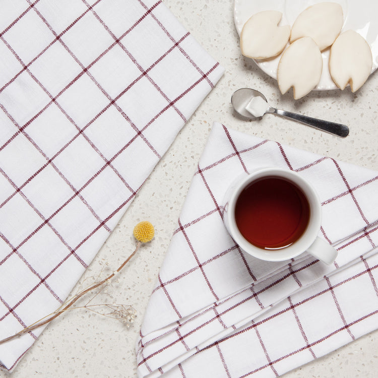 Wine Vintage Wash Dishtowels Set of 2