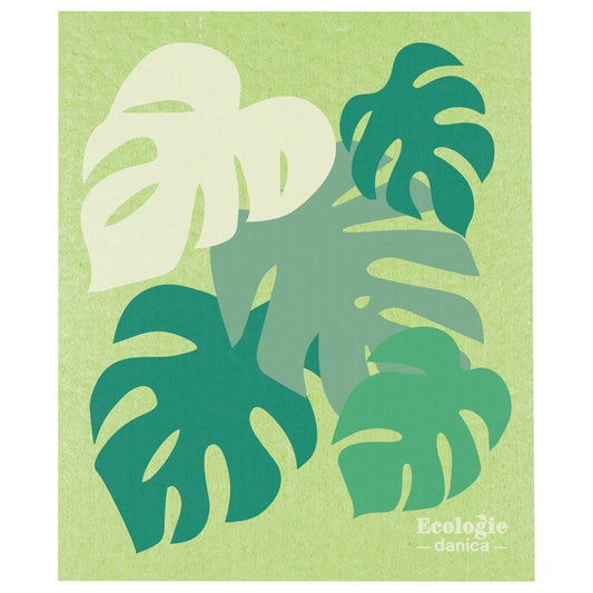Monstera Swedish Sponge Cloth