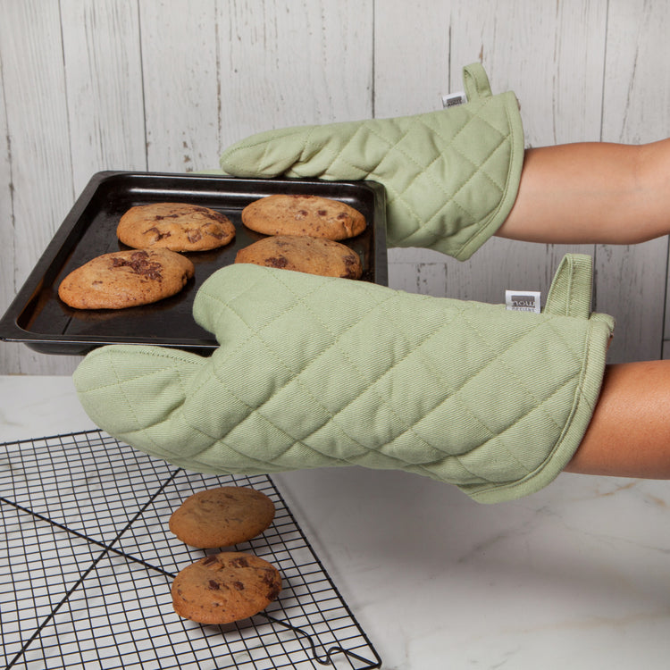 Superior Sage Green Oven Mitt