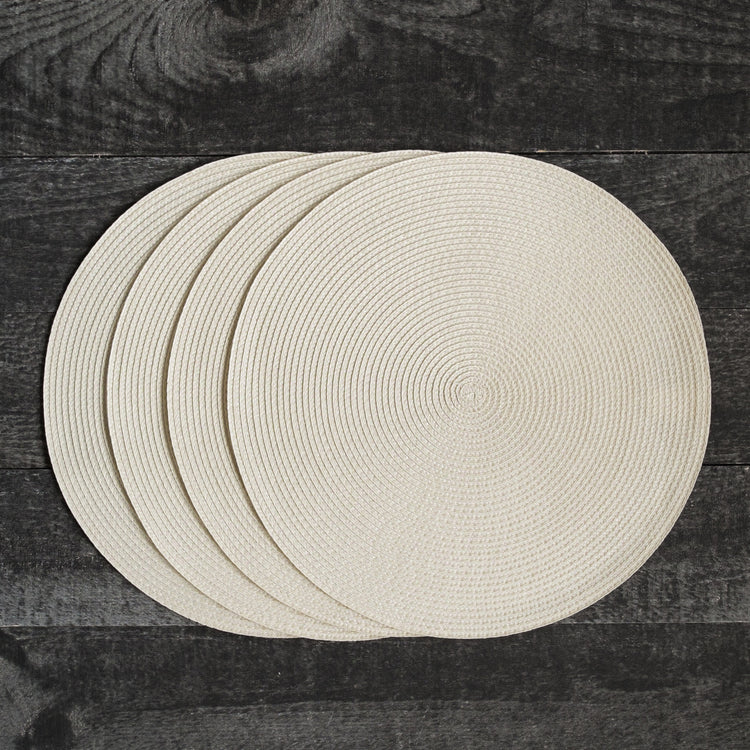 Disko Ivory Round Placemat