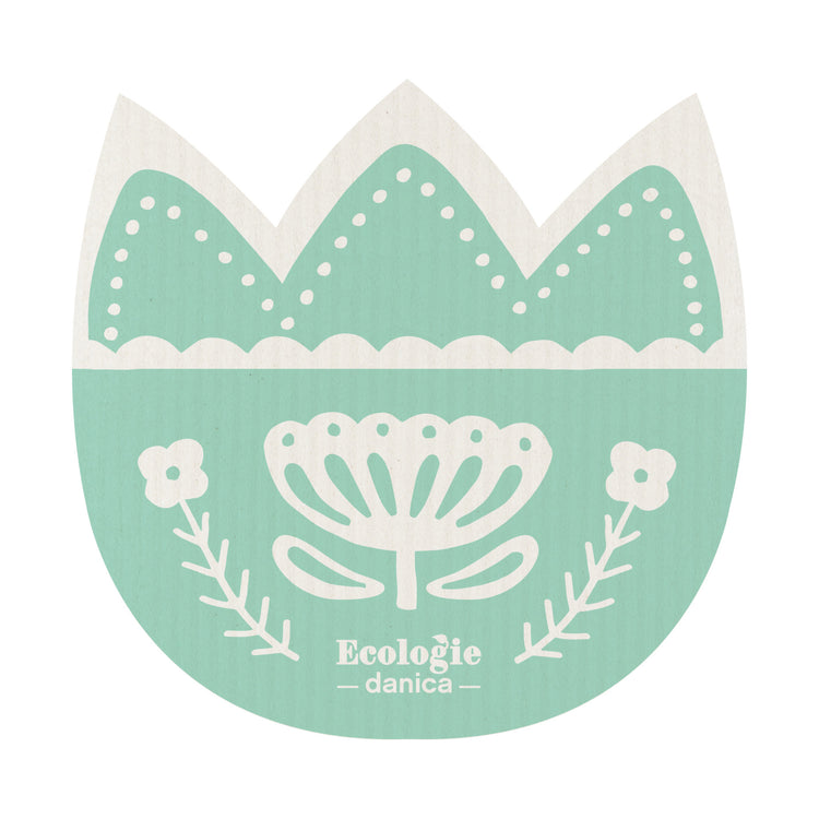 Tulip Shaped Swedish Sponge Cloths Set of 3