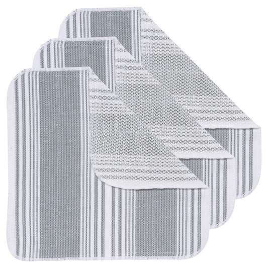 Scrub-It London Gray Dishcloths Set of 3