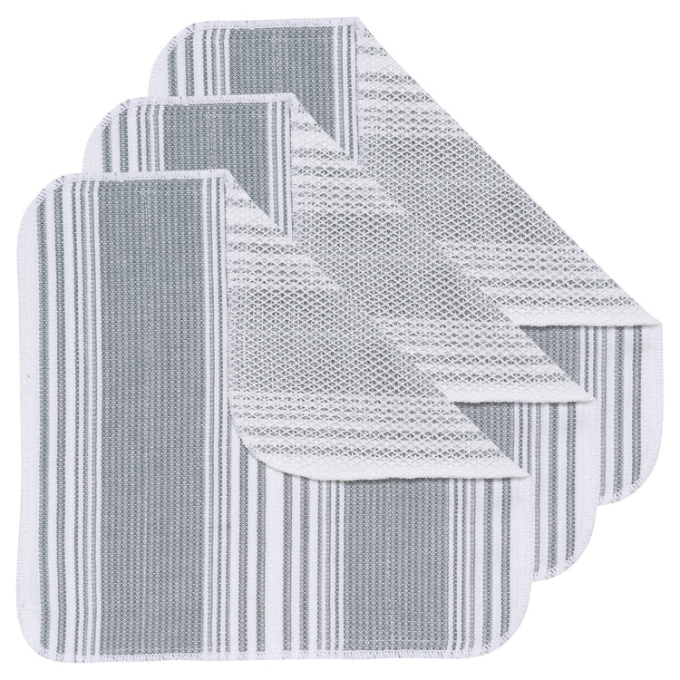 Scrub-It London Gray Dishcloths Set of 3