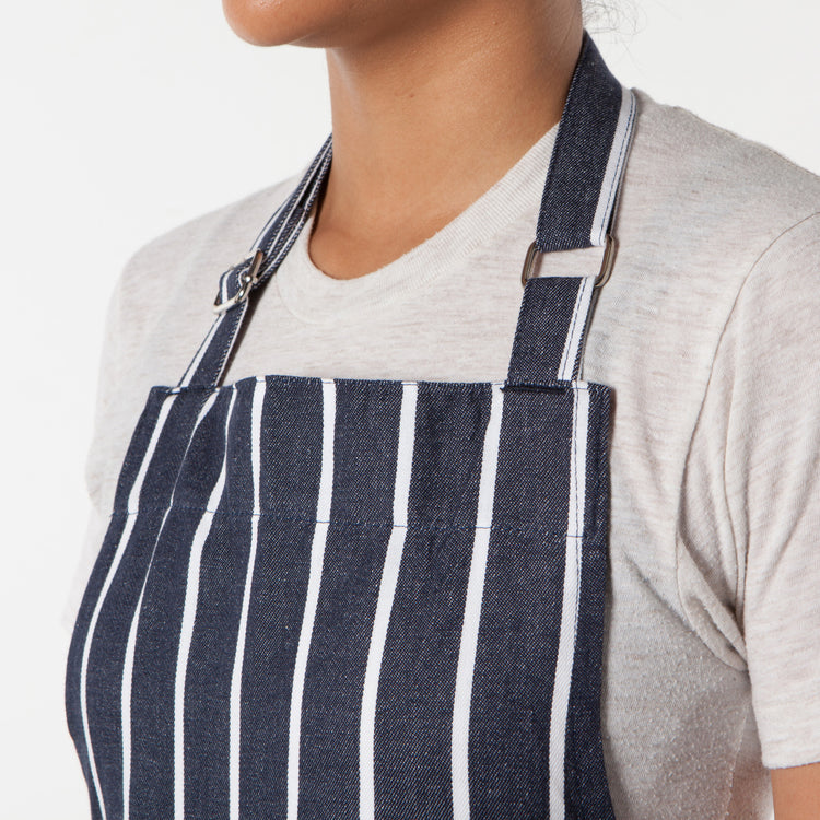 Butcher Stripe Chef Apron