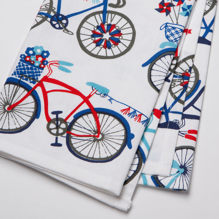 Stars and Spokes Cotton Dishtowel