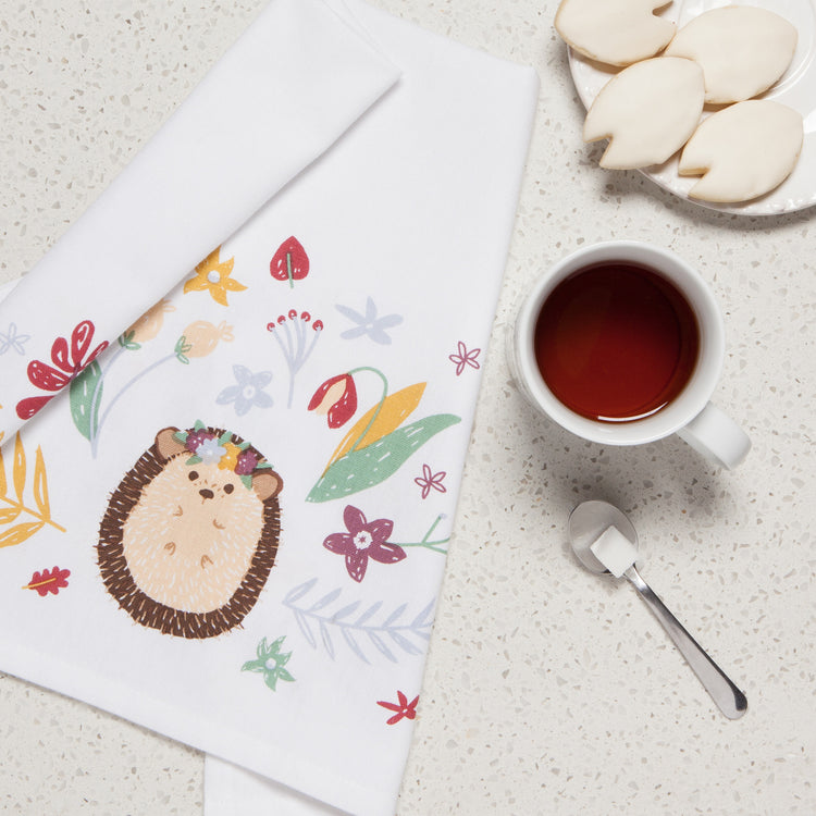 Hedge Hugs Cotton Dishtowel