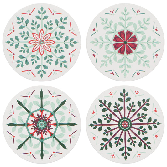 Good Tidings Soak Up Coasters Set of 4