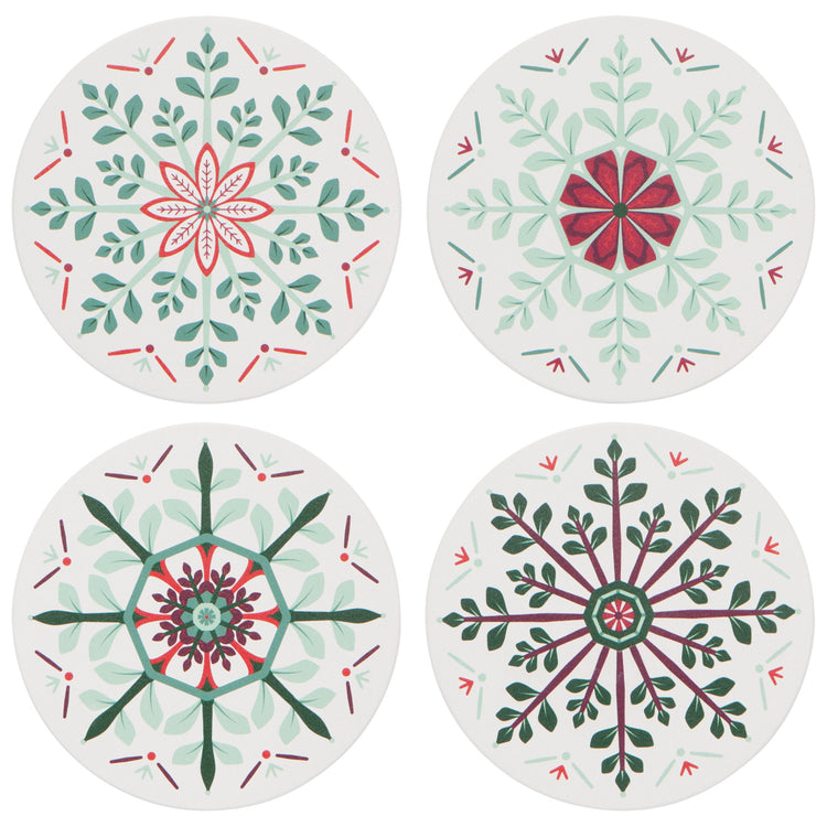 Good Tidings Soak Up Coasters Set of 4