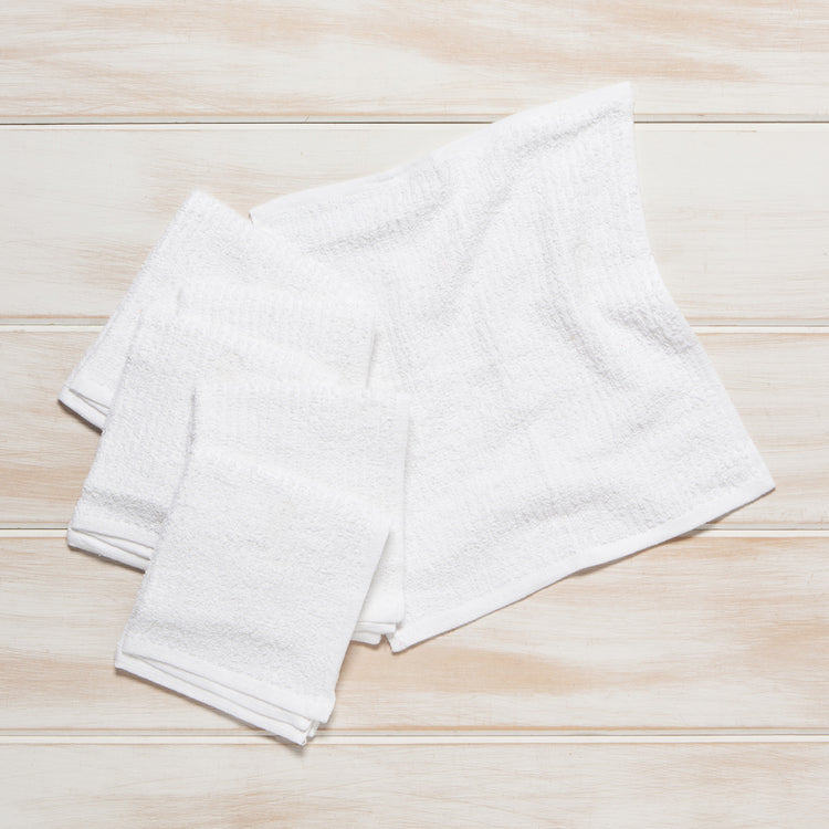 Utility Barmops Small White Set of 6