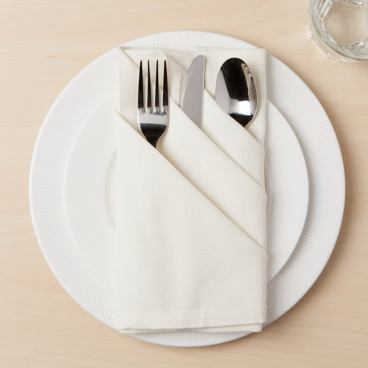 Spectrum Napkins Ivory Set of 4
