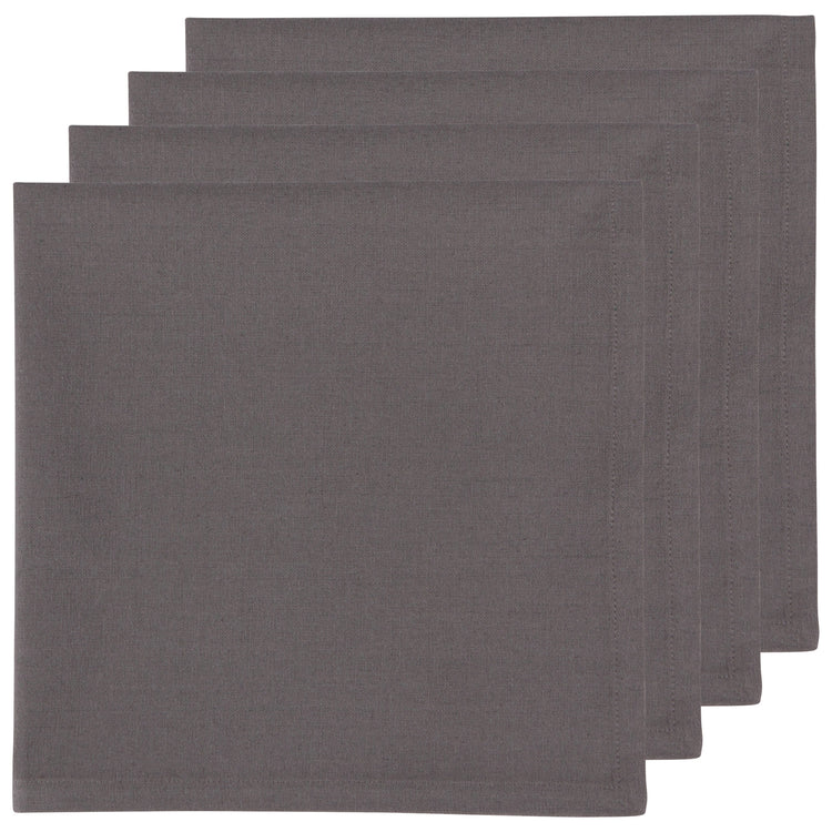 Spectrum Napkins Charcoal Set of 4