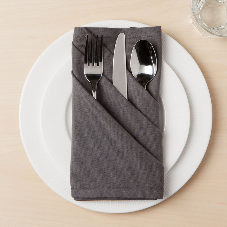 Spectrum Napkins Charcoal Set of 4