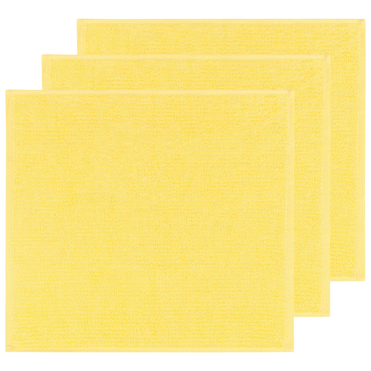 Barmop Lemon Yellow Dishtowels Set of 3
