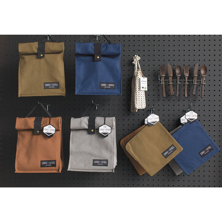 Forage And Gather Green Lunch Bag