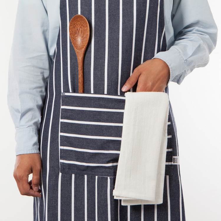 Butcher Stripe Chef Apron