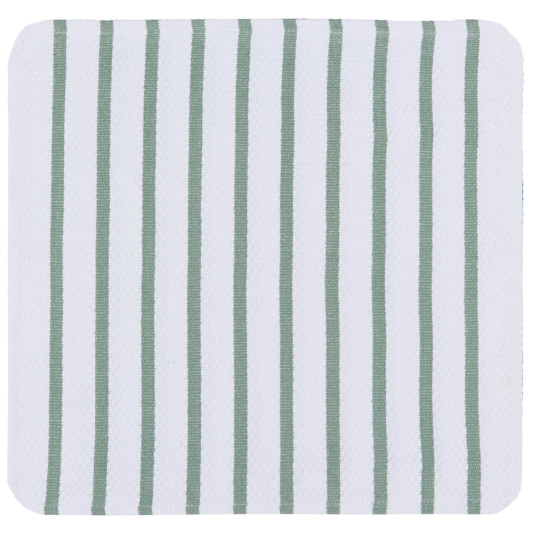 Basketweave Elm Green Dishcloths Set of 2