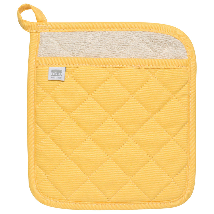Superior Lemon Yellow Pocket Potholder