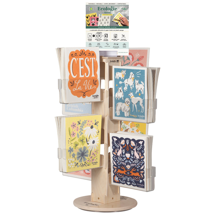 Swedish Sponge Cloth Counter Display