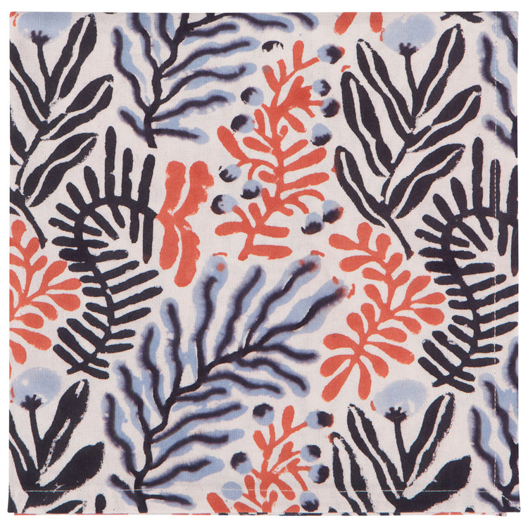 Entwine Block Print Napkins Set of 4