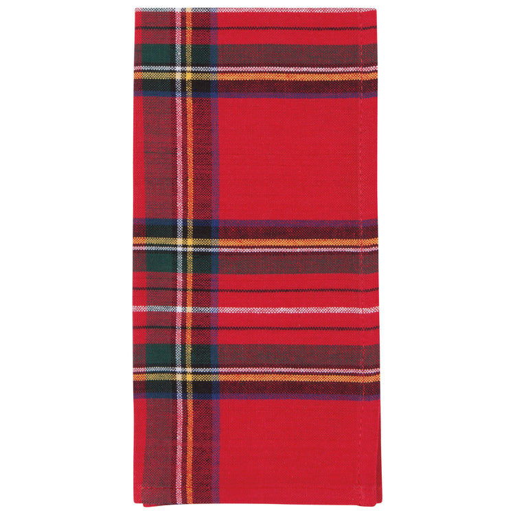 Christmas Plaid Woven Napkins Set of 4