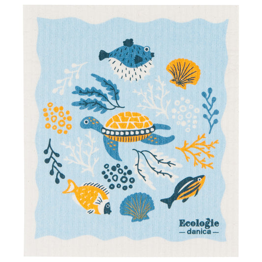 Under the Sea Swedish Sponge Cloth
