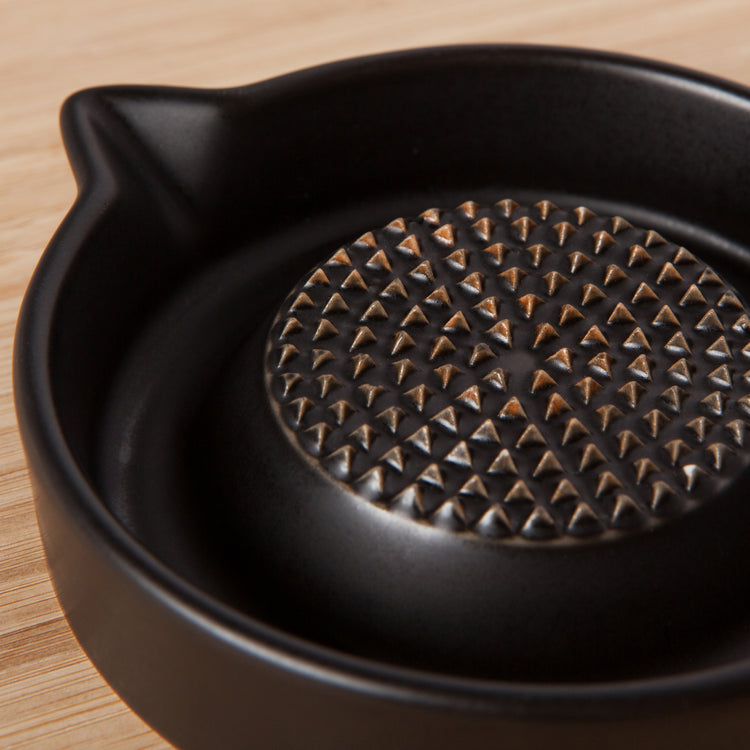 Matte Black Ginger Grater