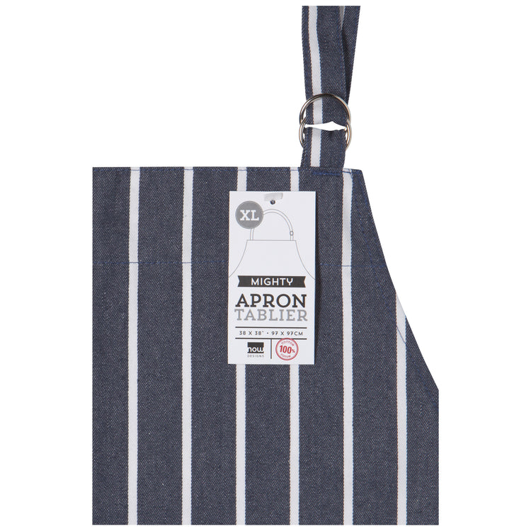 Butcher Stripe Oversized Mightly Apron