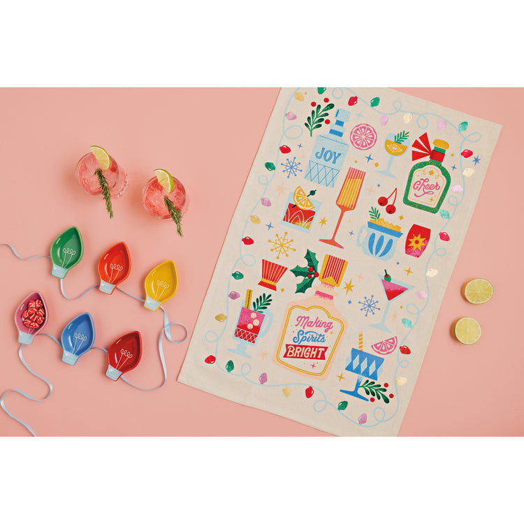 Spirits Bright Decorative Dishtowel