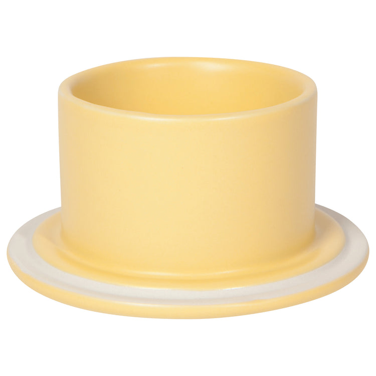 Matte Sunrise Butter Crock