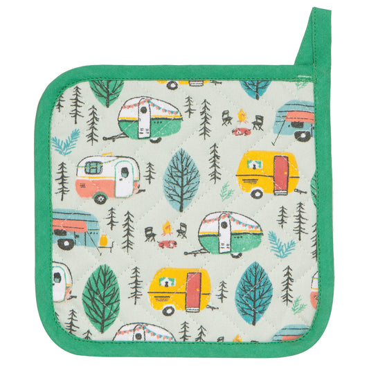 Happy Camper Potholder