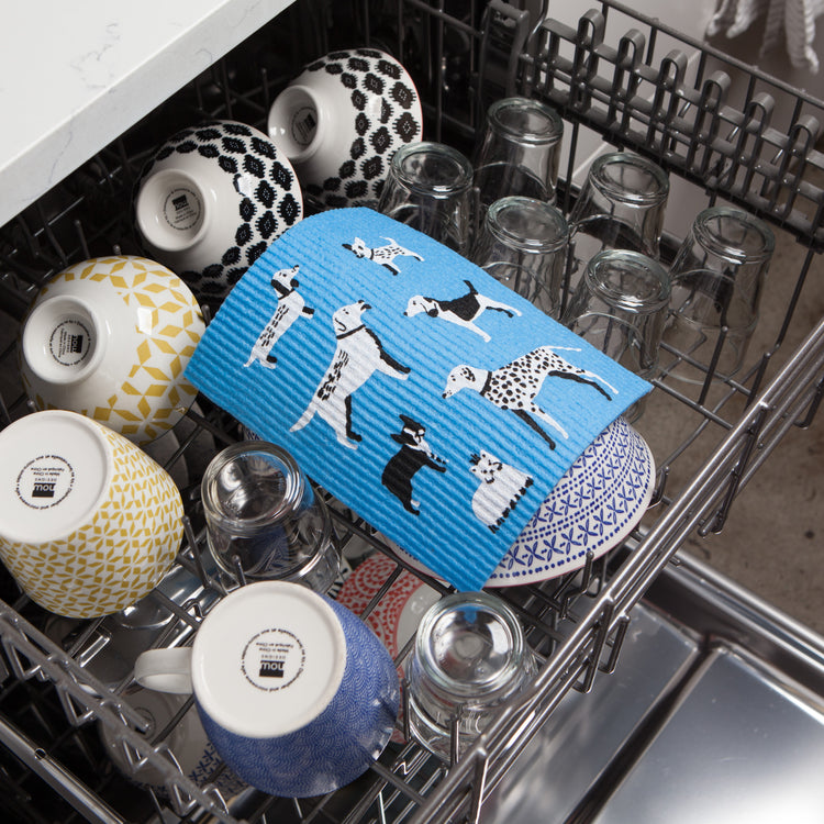 Dog Days Swedish Dishcloth