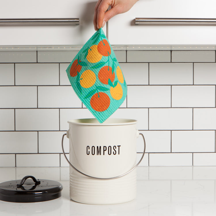 Oranges Swedish Dishcloth