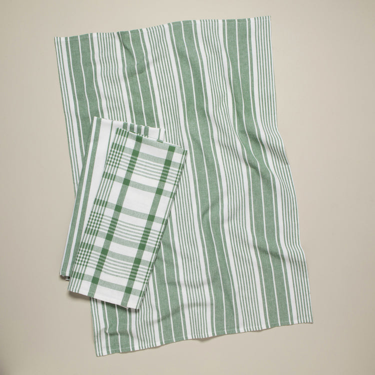 Jumbo Elm Green Dishtowels Set of 3