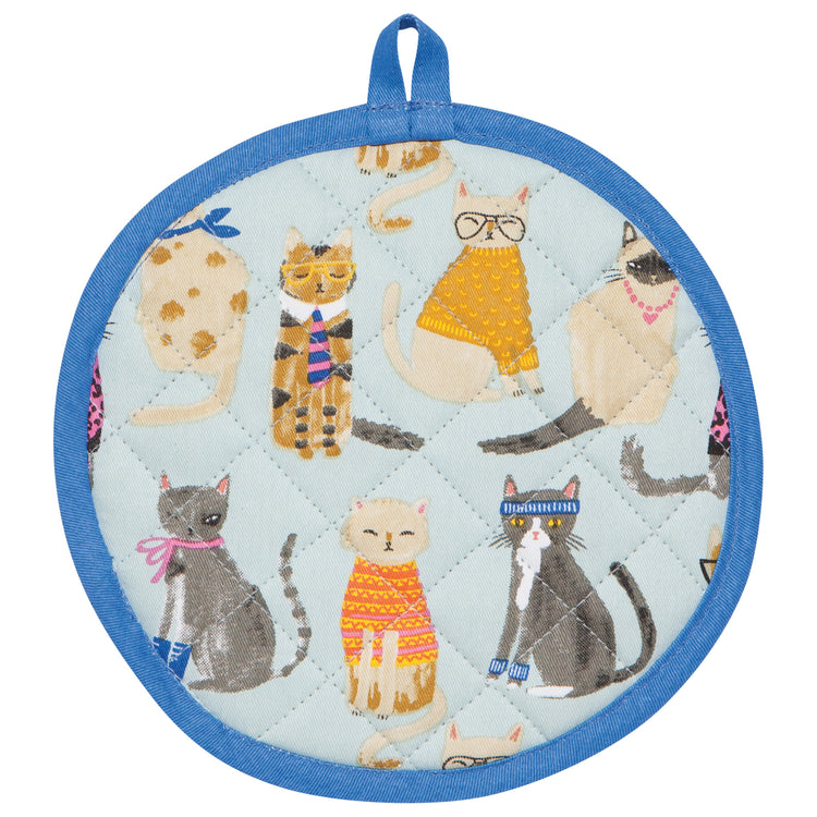 Feline Fine Shaped Potholder