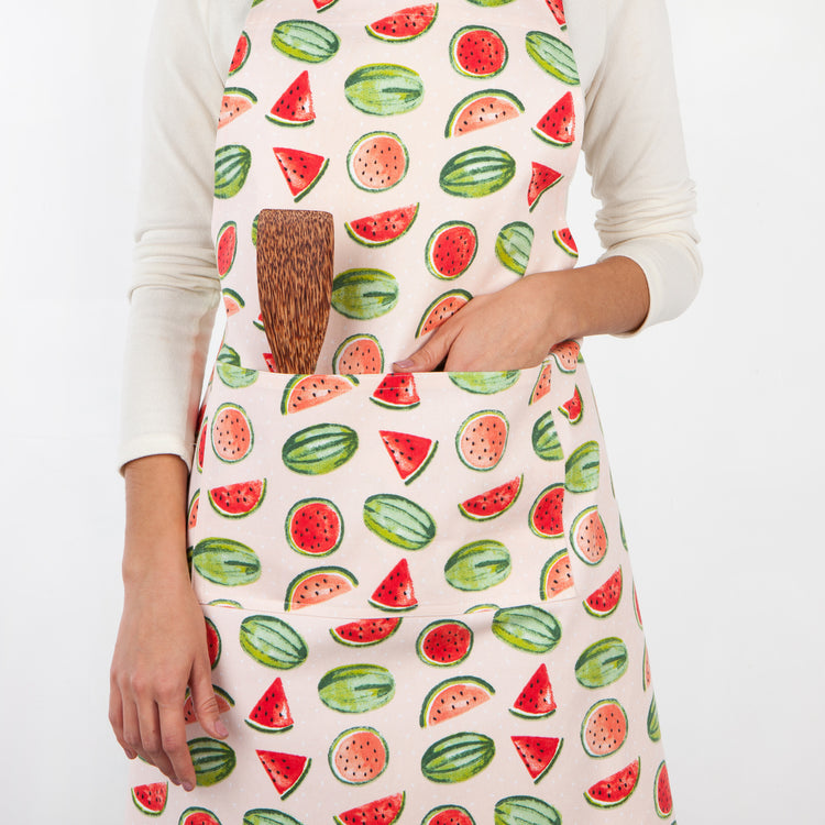 Watermelon Chef's Cotton Kitchen Apron