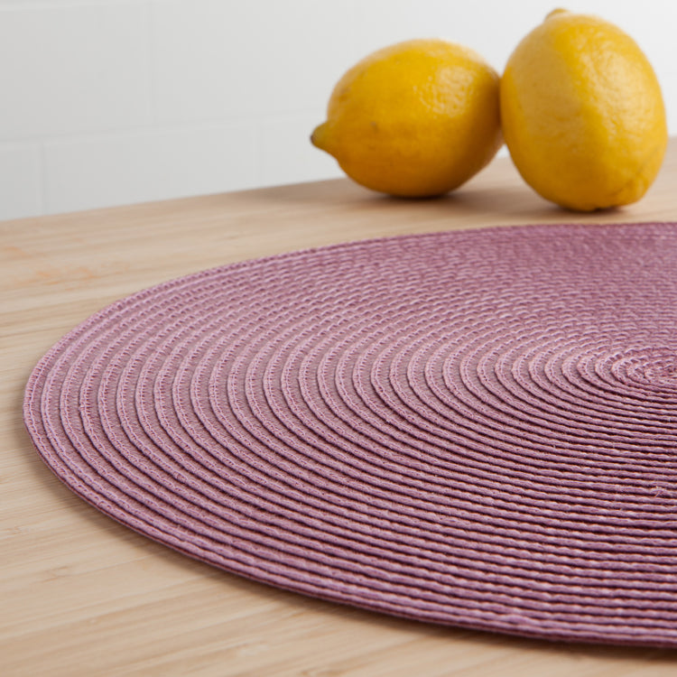 Disko Mauve Round Placemat