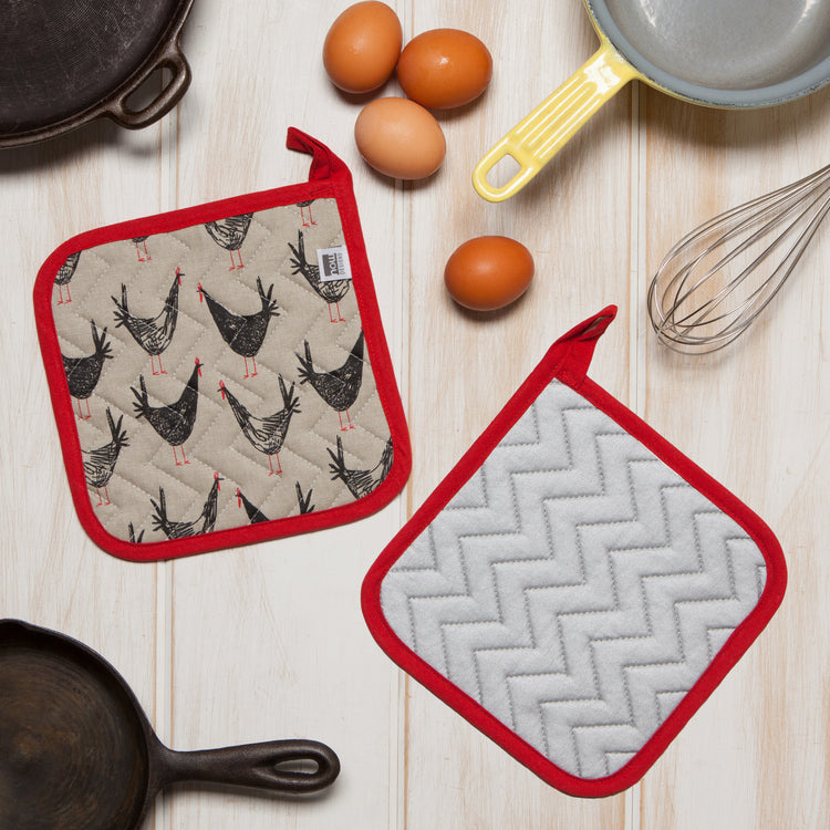 Chicken Scratch Pot Holder
