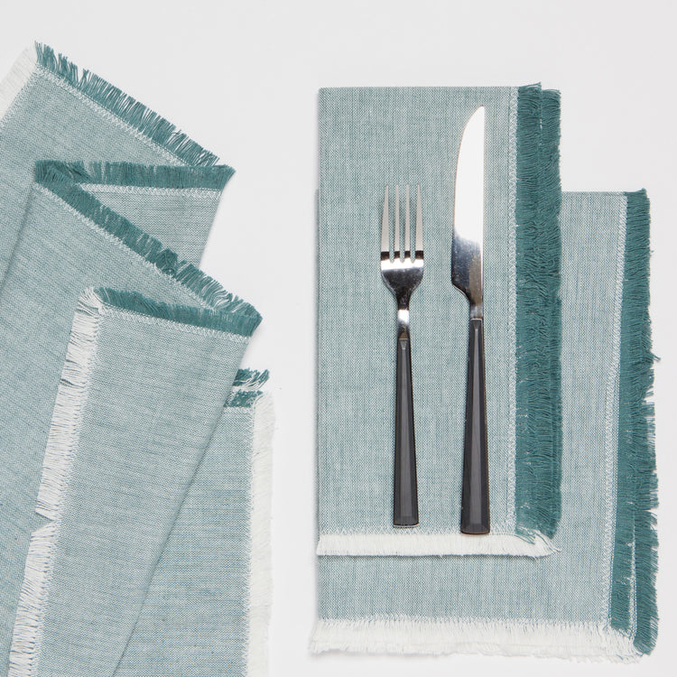 Lagoon Chambray Napkins Set of 4
