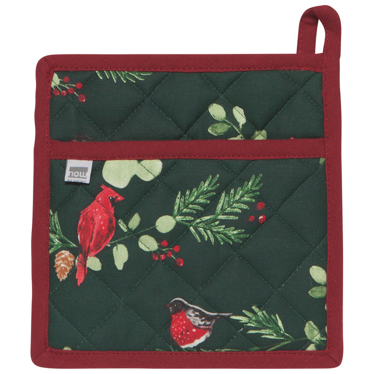 Forest Birds Classic Potholder