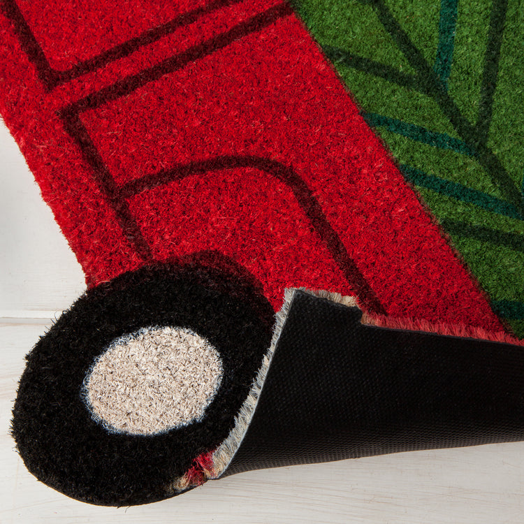 Holiday Truck Shaped Coir Fibre Doormat