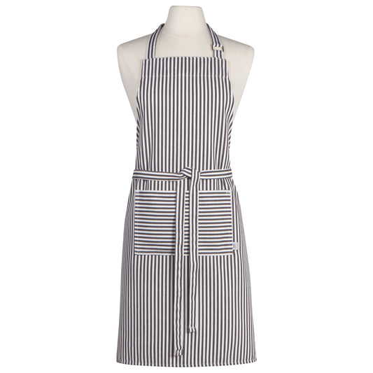 Narrow Black Stripe Chef Apron